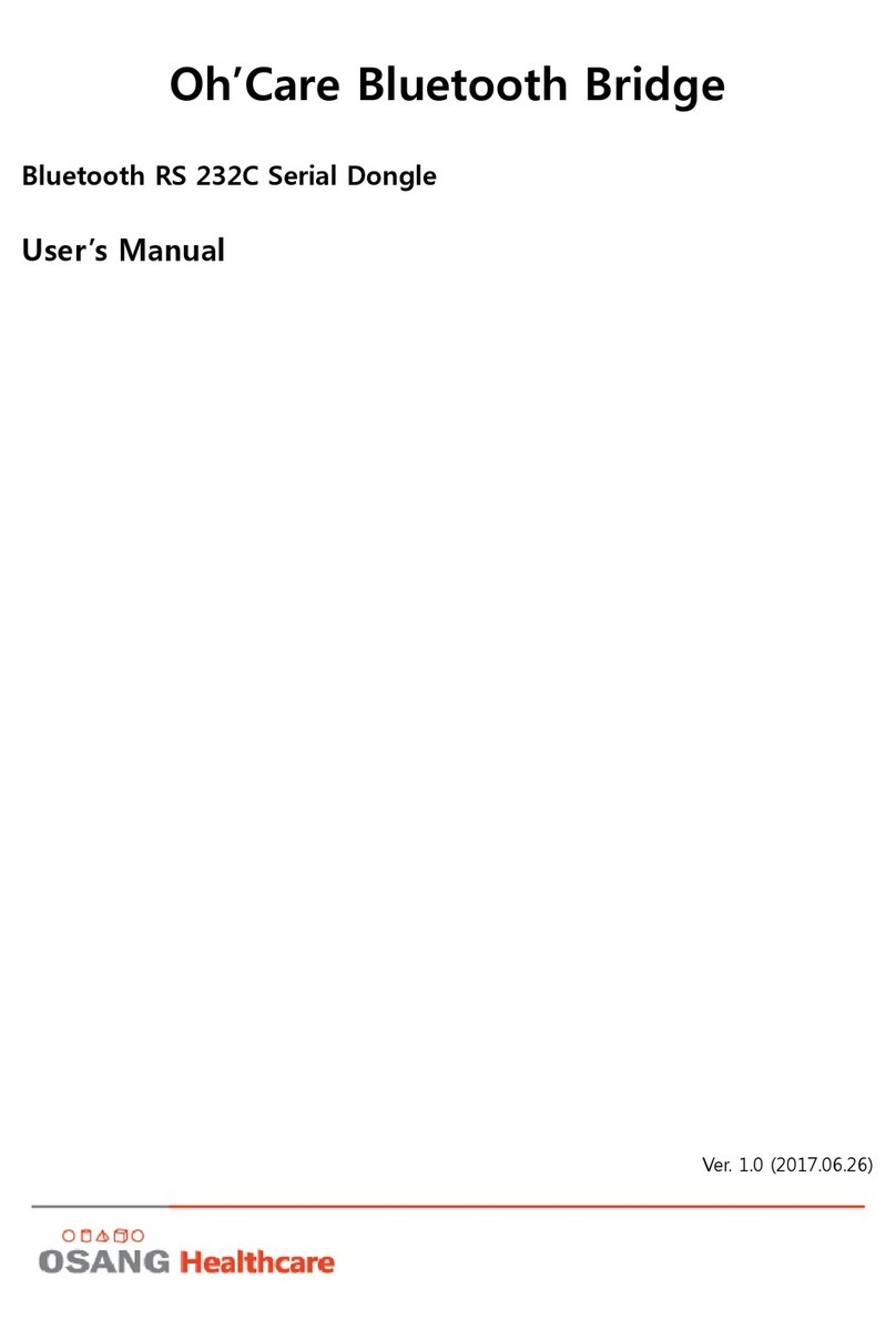 OSANG Healthcare Oh'Care Bluetooth Bridge user manual