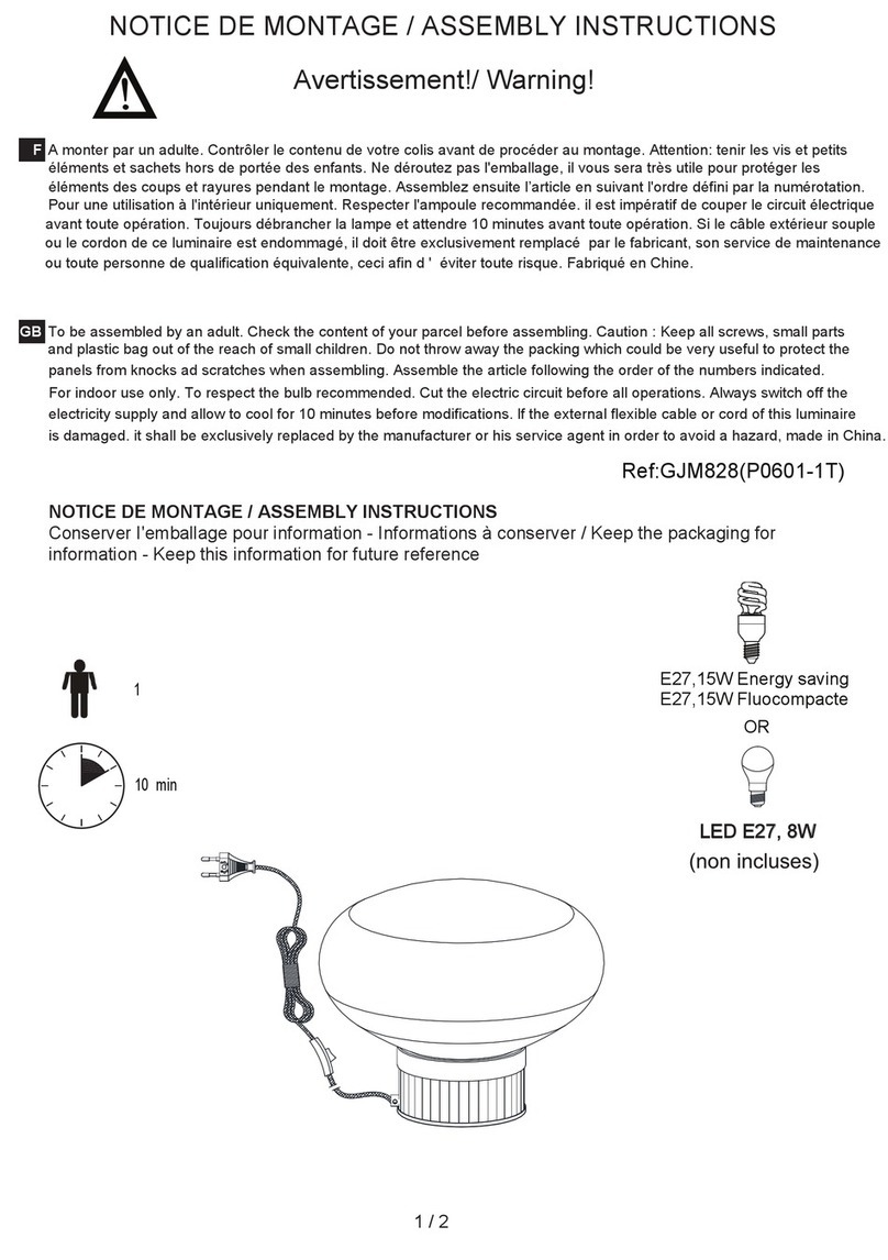 La Redoute GJM828 Assembly instructions