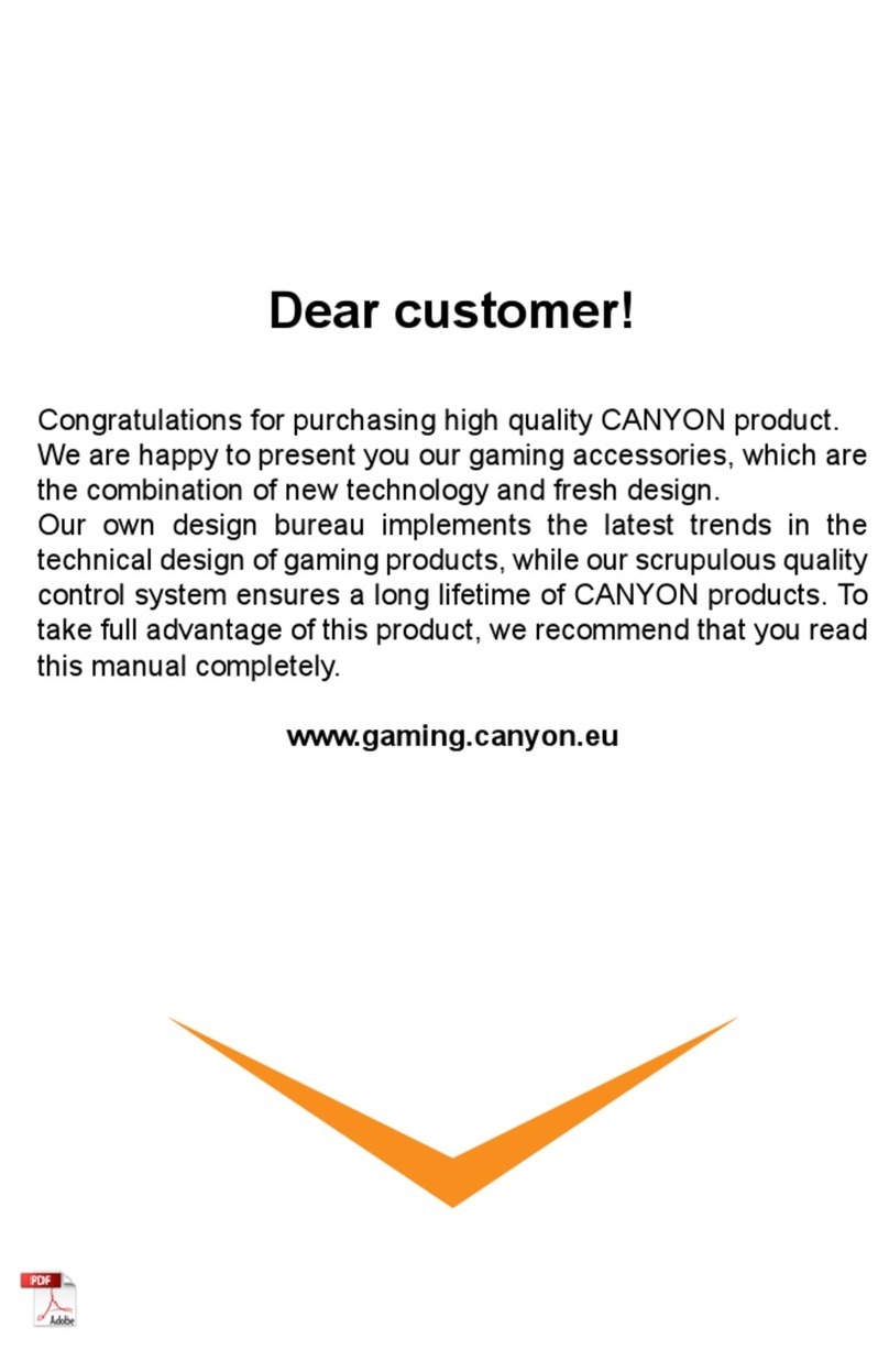Canyon CND-GWH100 manual