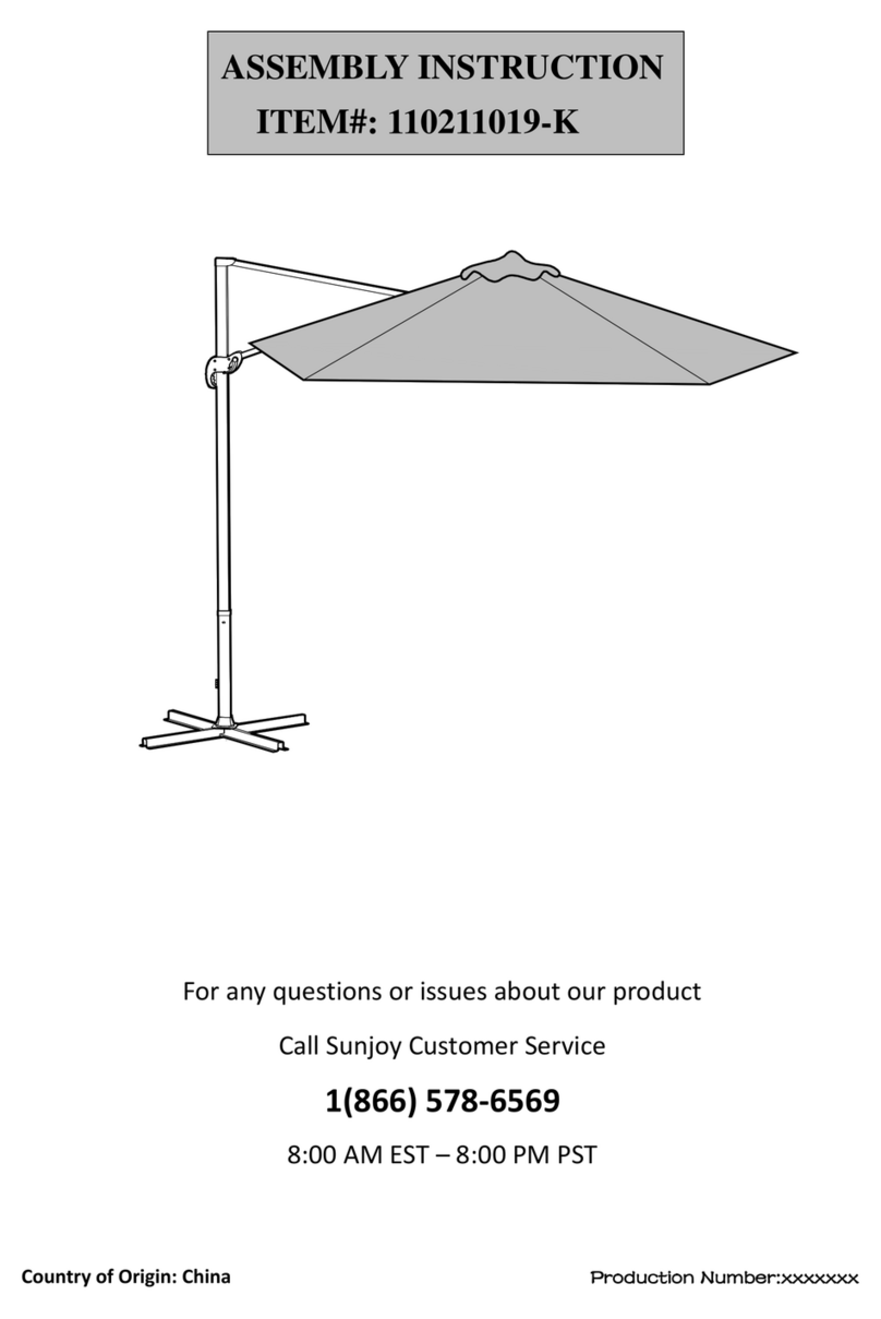 Sunjoy 110211019-K Assembly instruction