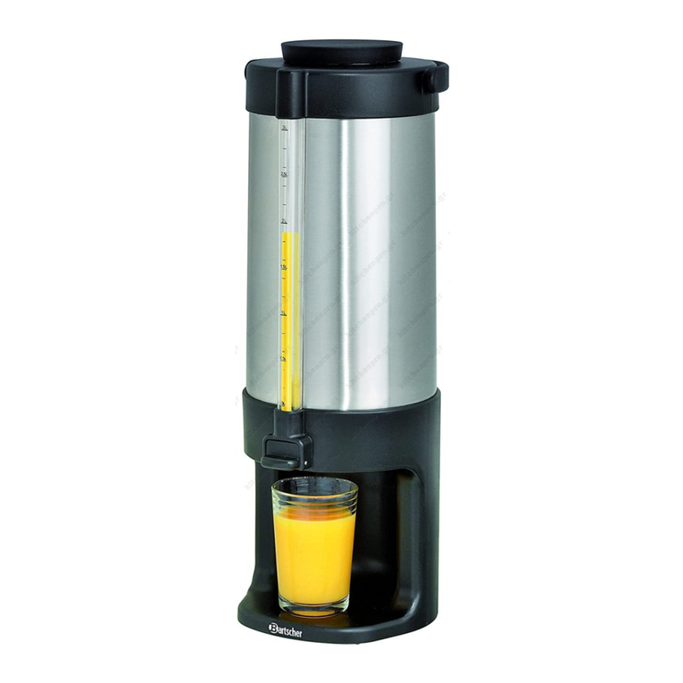 Bartscher 150982 quick start guide