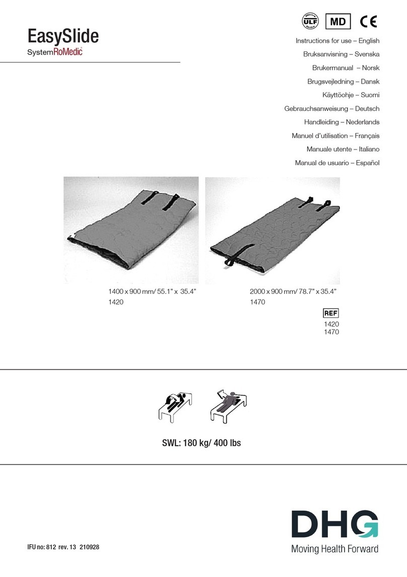 DHG SystemRoMedic EasySlide 1420 Instructions for use