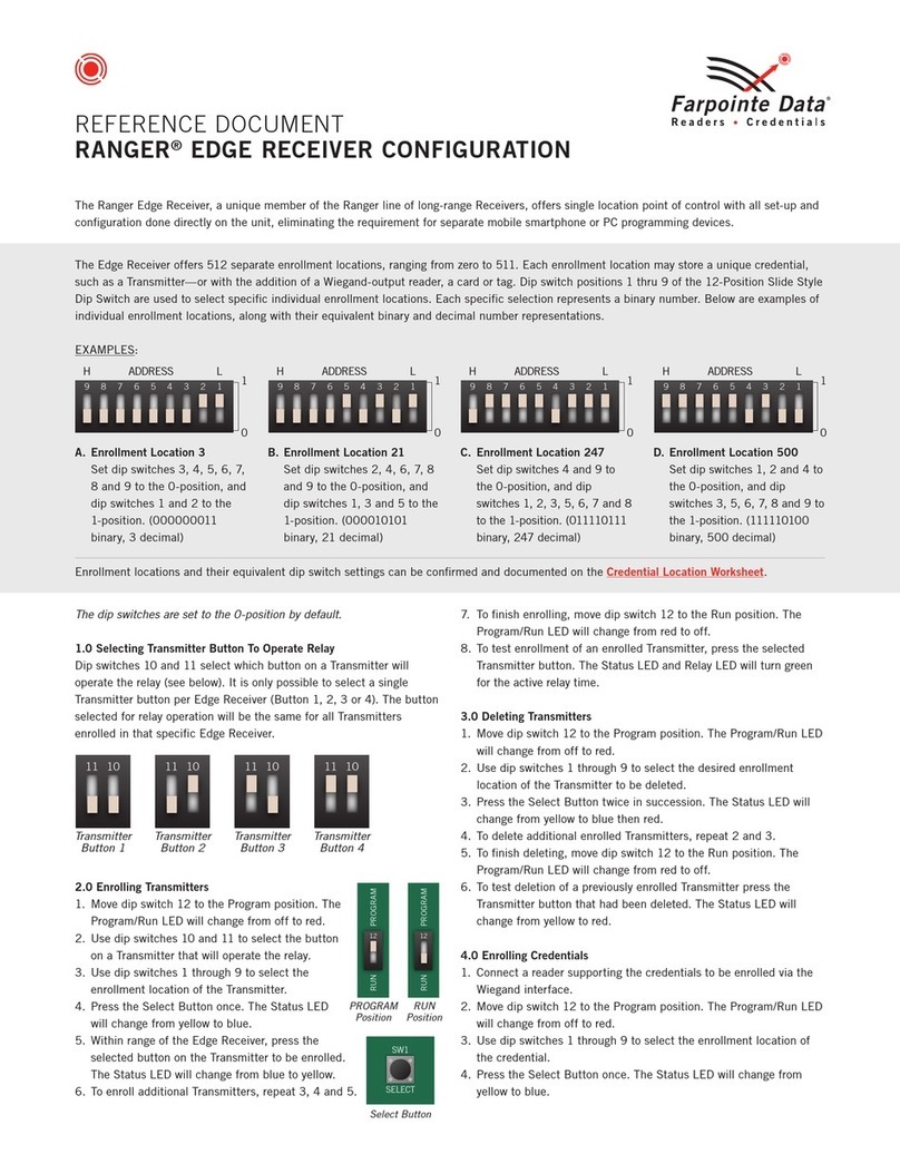 Farpointe Data RANGER EDGE Use and care manual