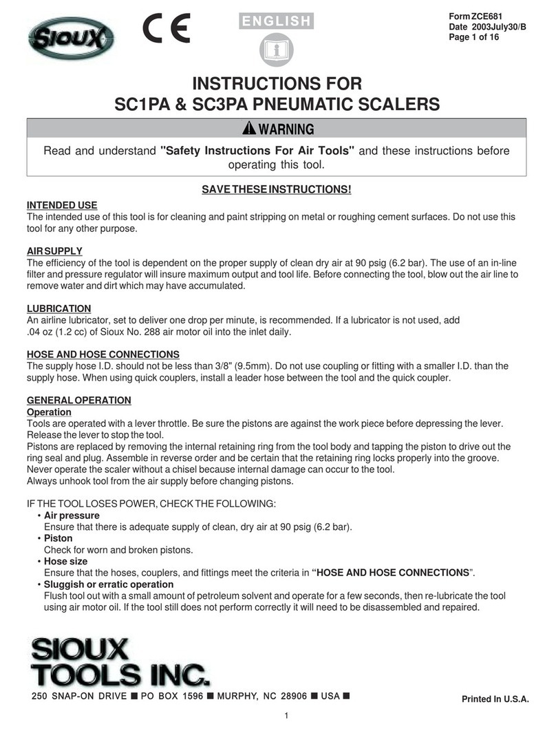 Sioux Tools SC1PA instructions