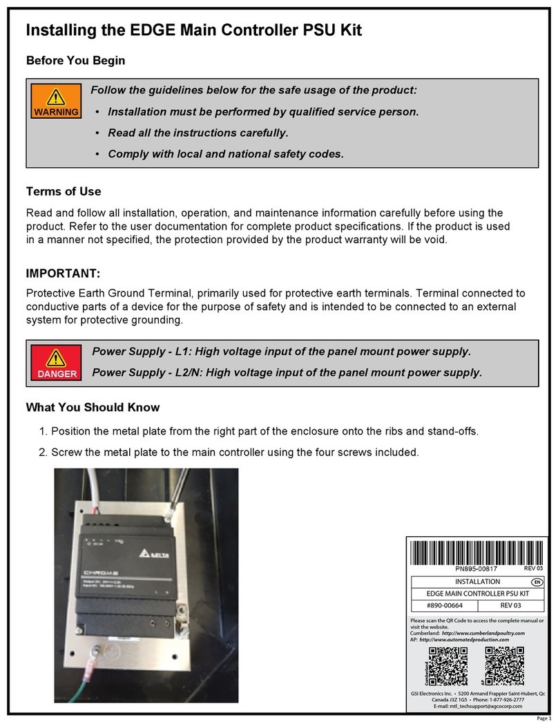 GSI Electronics 890-00664 installation instructions