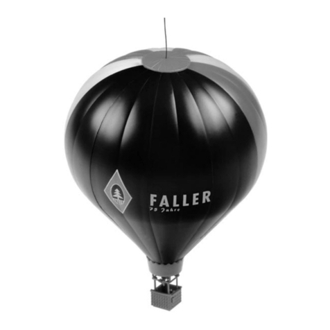 Faller 75 YEARS OF FALLER HOT AIR BALLOON Assembly instructions