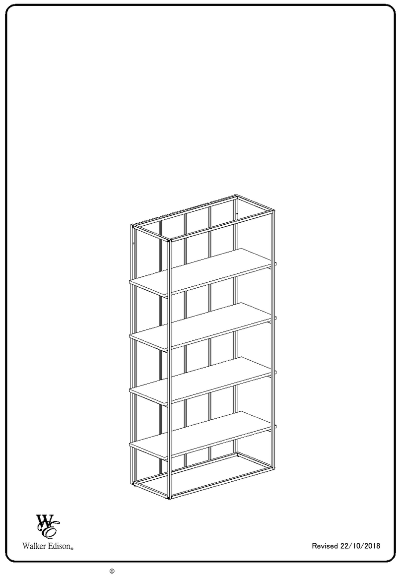 Walker Edison BS64HPW User manual