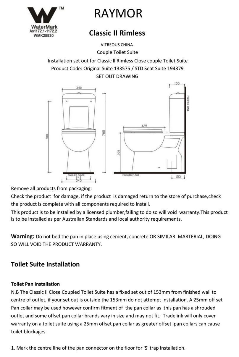 Watermark RAYMOR Original Suite 133575 Installation