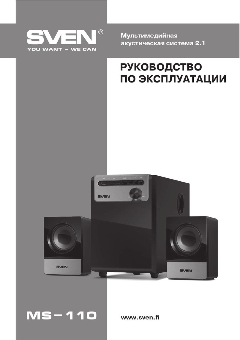 Sven MS-110 User manual