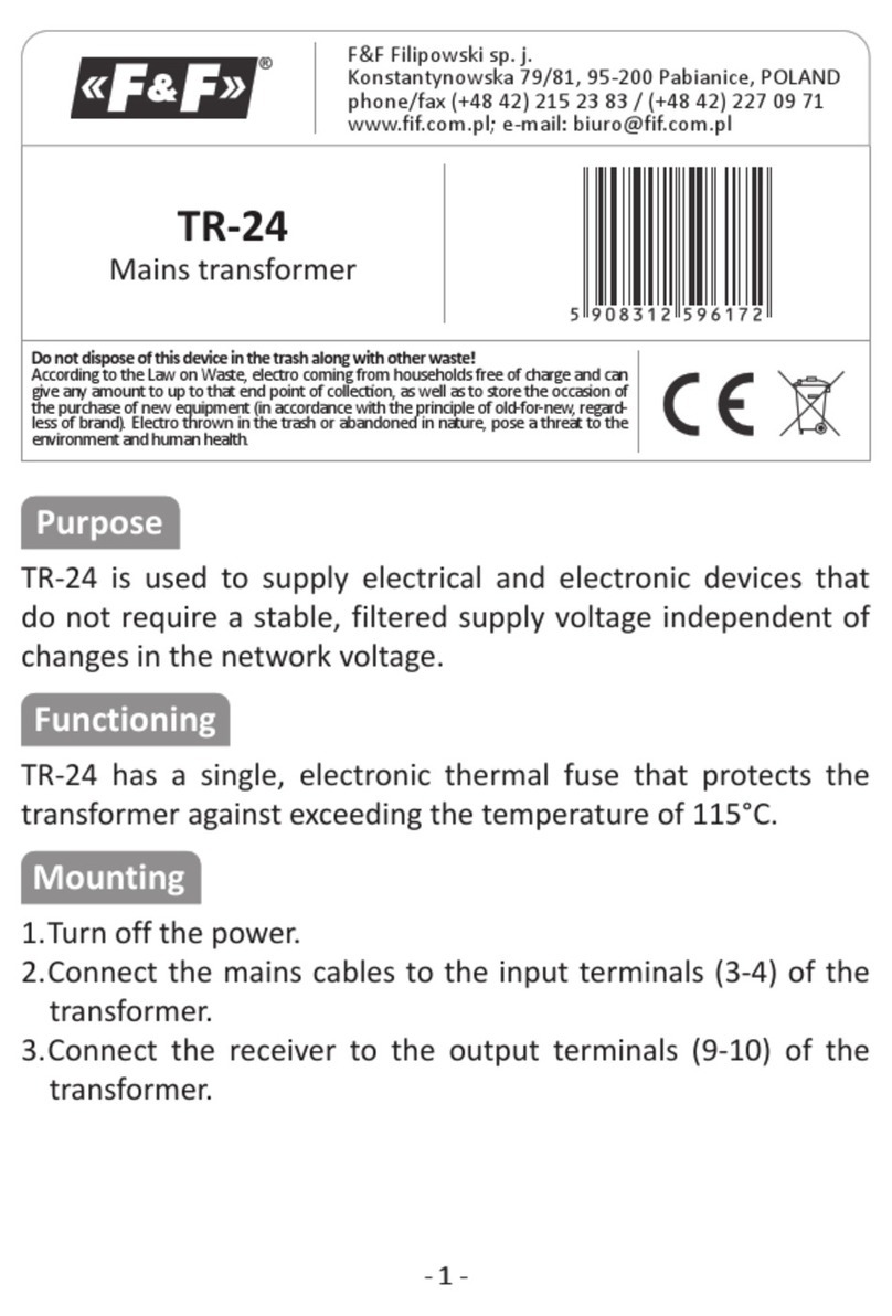F&F TR-24 User manual