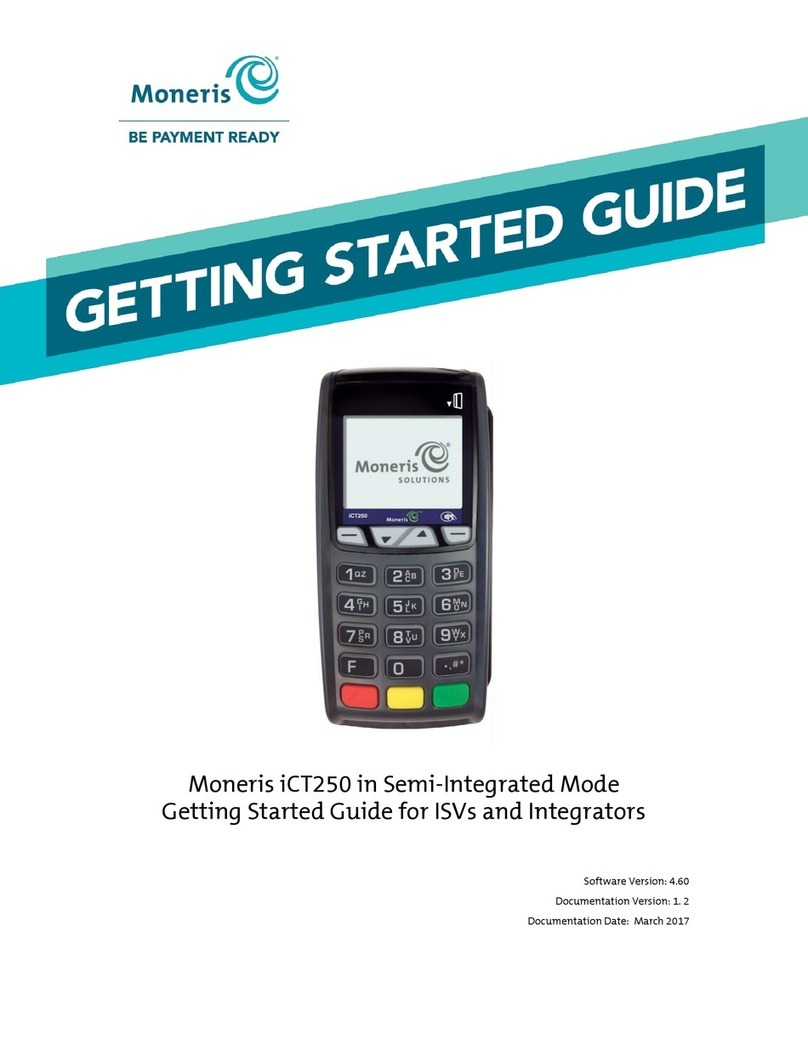 Moneris iCT250 User manual