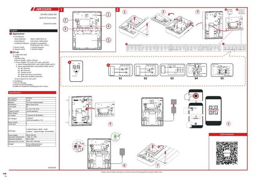 HIK VISION DS-PM1-I16O2-WA quick start guide