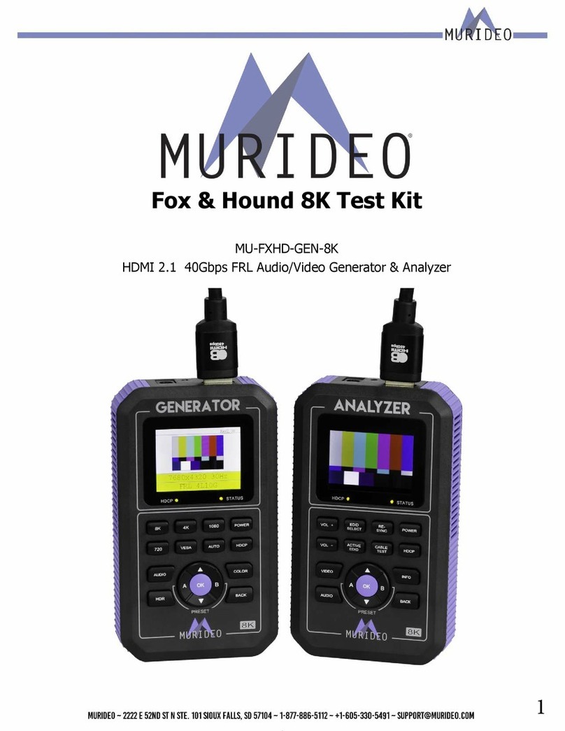 Murideo Fox & Hound User manual