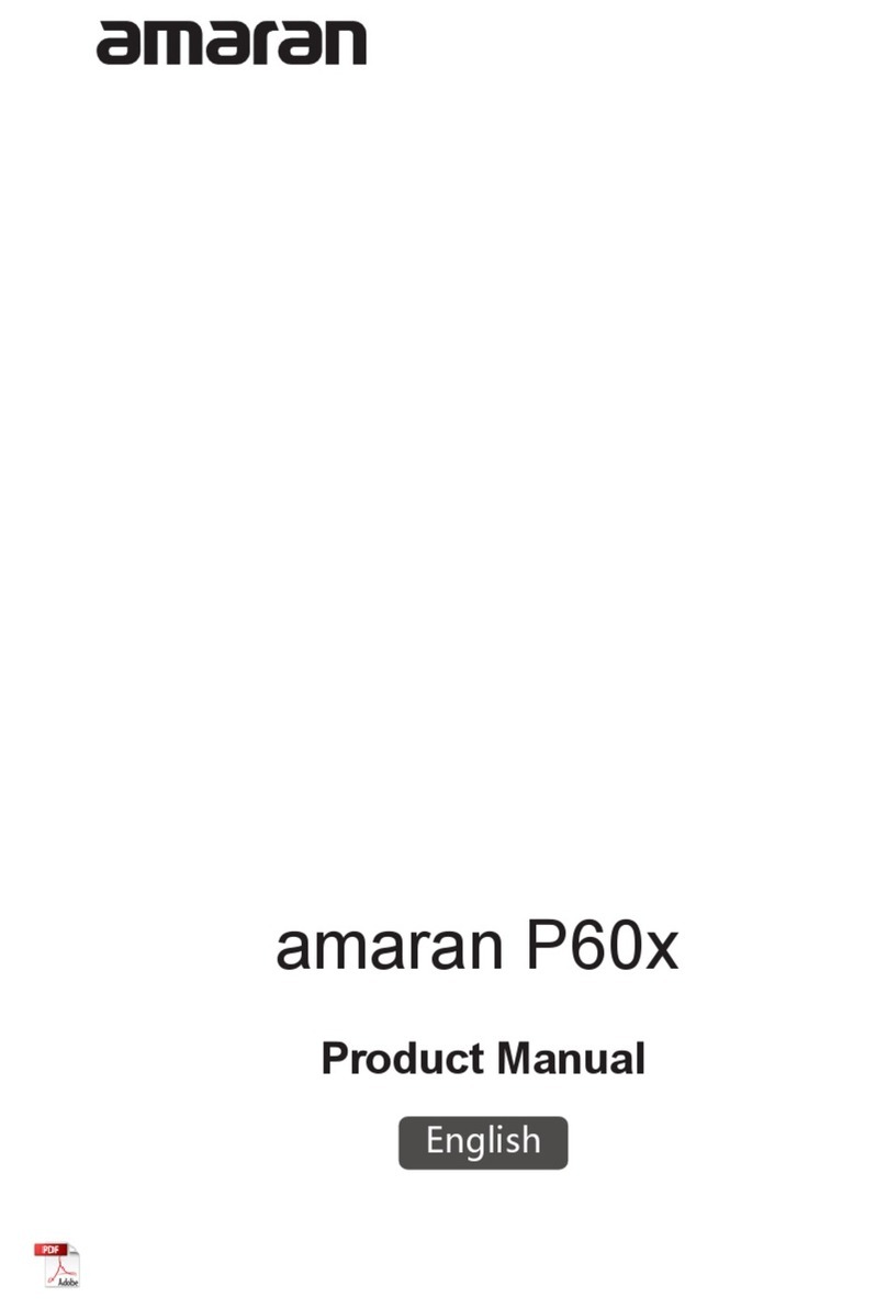 amaran P60x product manual amaran P60x product manual