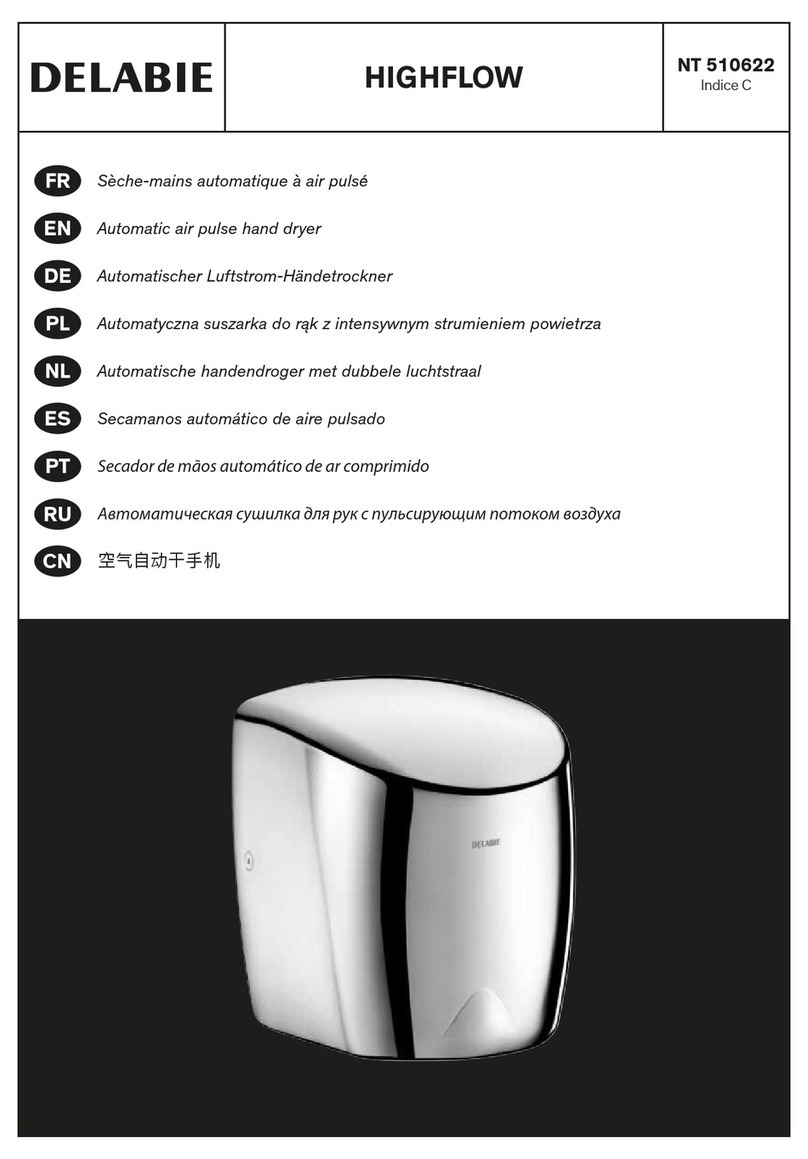 Delabie HIGHFLOW manual