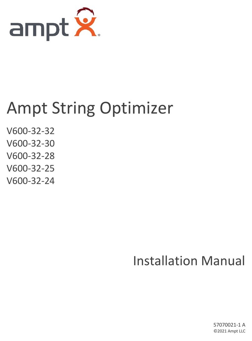 Ampt V600-32-32 installation manual