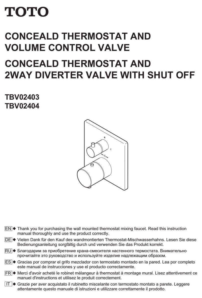 Toto TBV02403 User manual