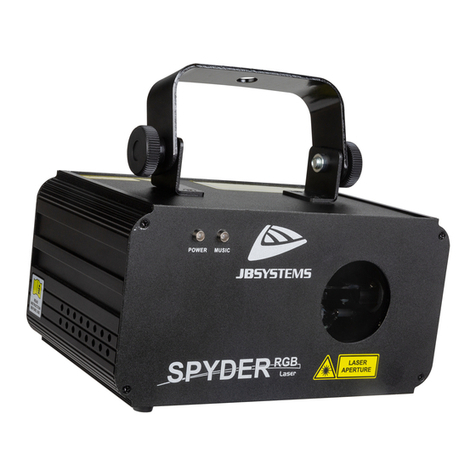JB Systems SPYDER-RGB LASER User manual
