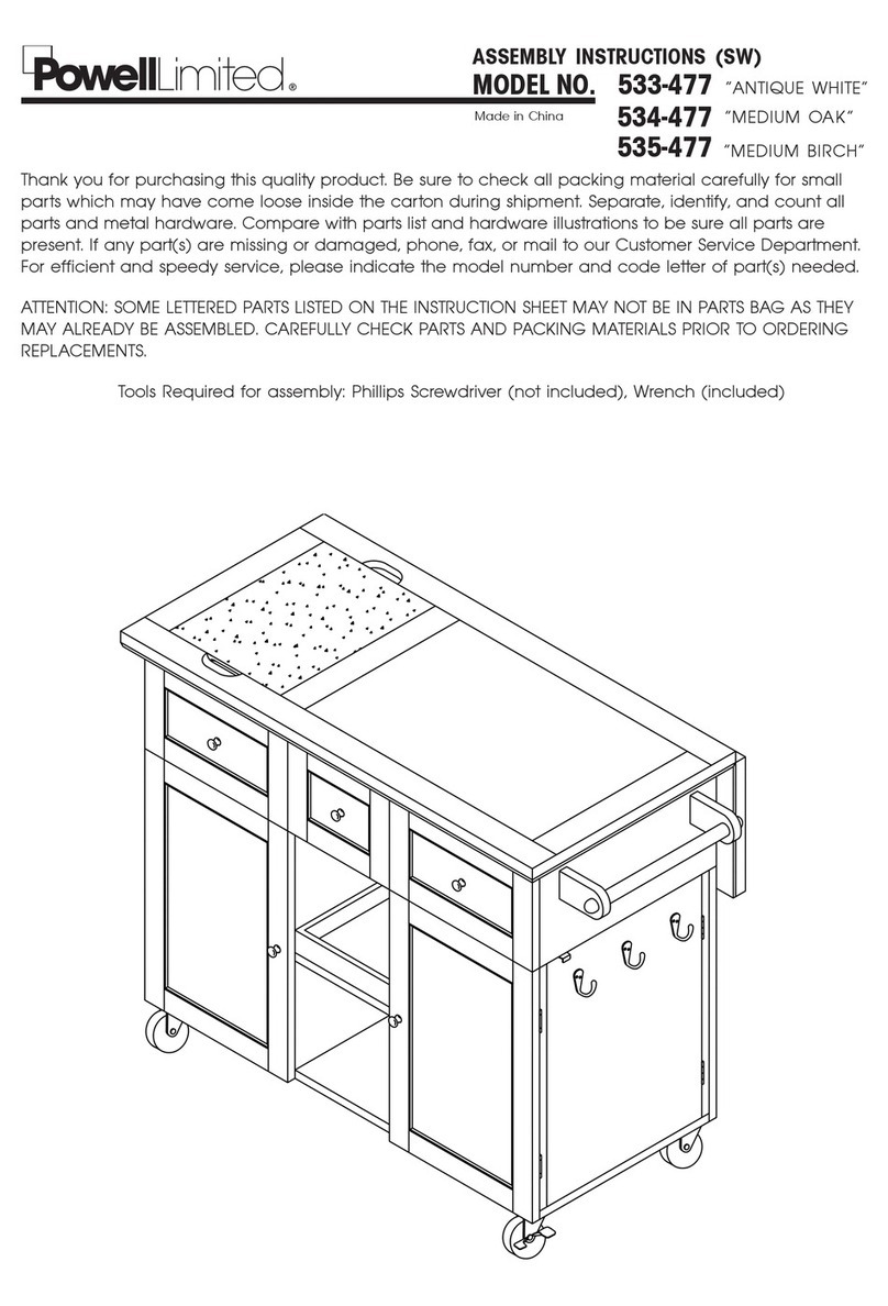 Powell 533-477 User manual