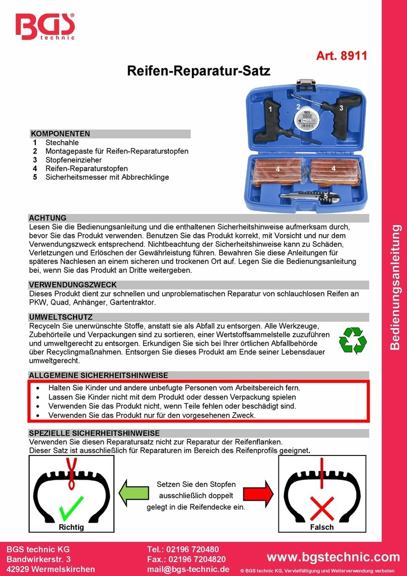 BGS technic 8911 User manual