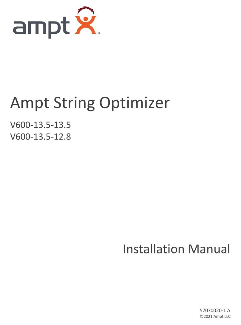 Ampt V600-13.5-13.5 installation manual