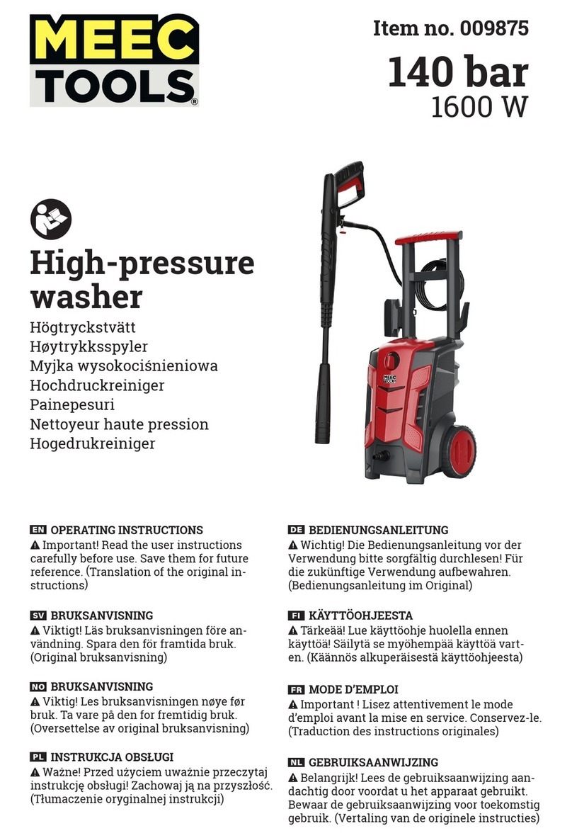 Meec tools 009875 operating instructions