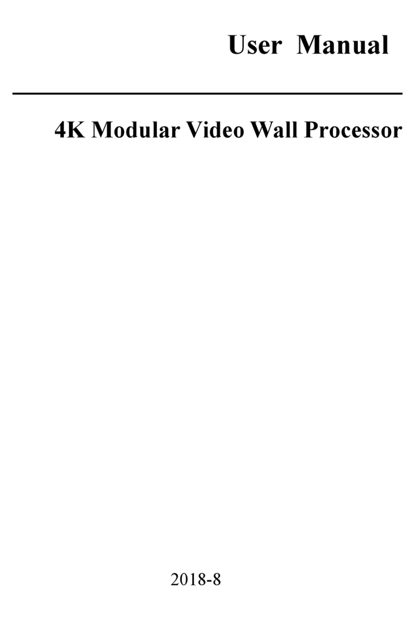 Brightlink BL-MOD-VW-6X20-4K User manual