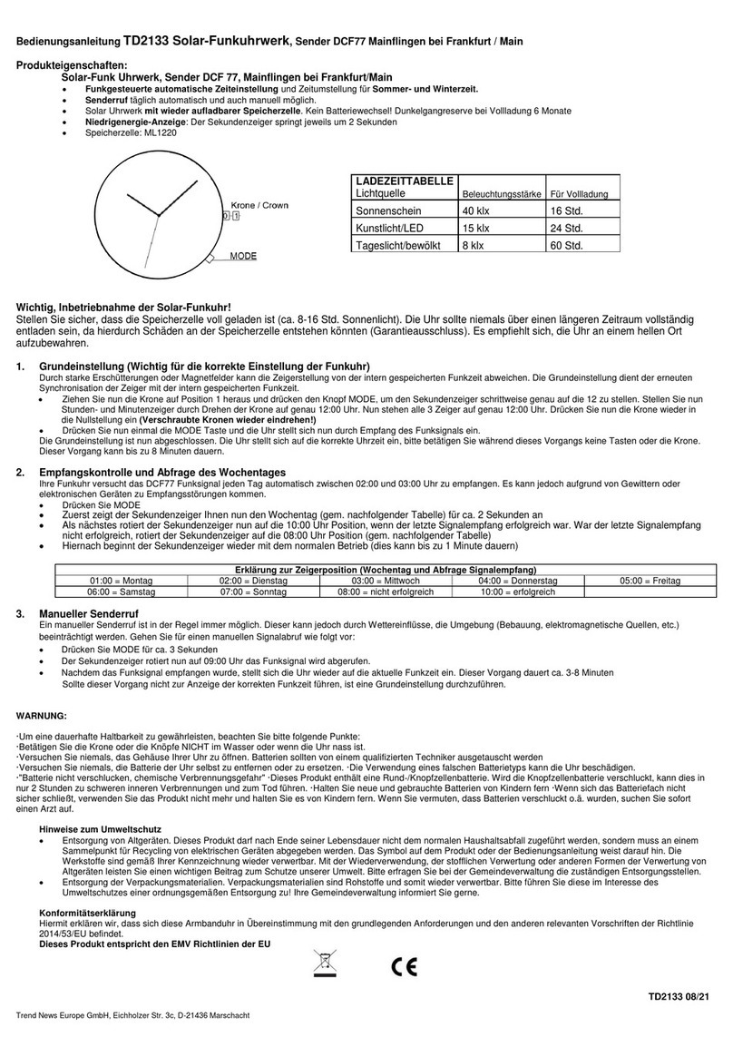 Time Expert TD2133 operating manual