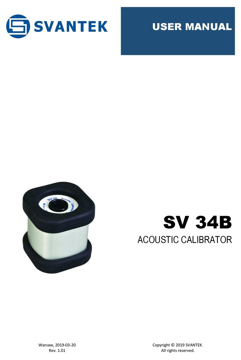 Svantek SV 34B user manual