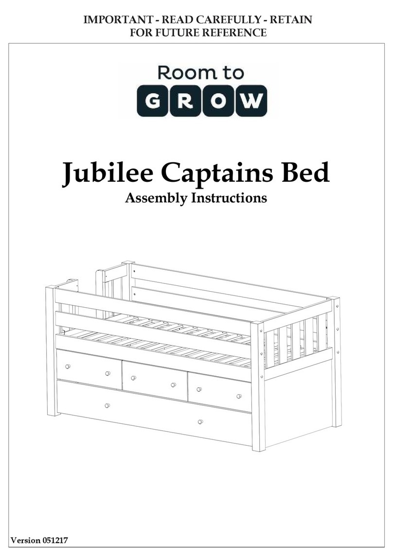 Room to Grow Jubilee Captains Bed Assembly instructions Room to Grow Jubilee Captains Bed Assembly instructions