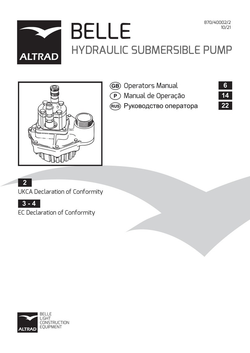 Altrad BELLE 2322-C Operator's manual