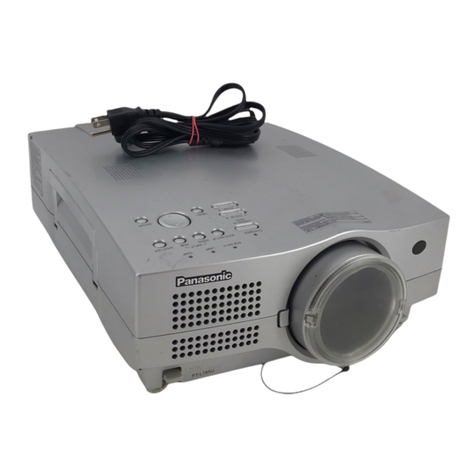 Panasonic PTL785U - LCD PROJECTOR UNIT User manual