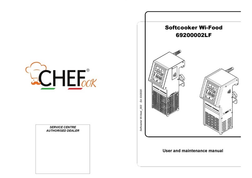 CHEFOOK 69200002LF User and maintenance manual