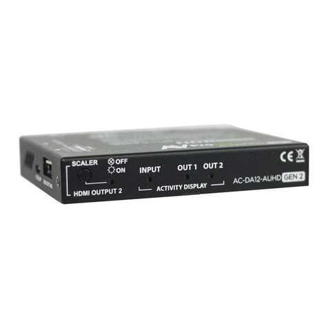 AVPro Edge AC-DA12-AUHD-GEN2 User manual