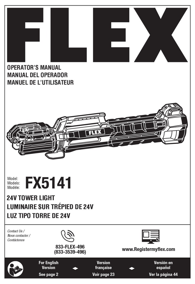 Flex FX5141 Operator's manual