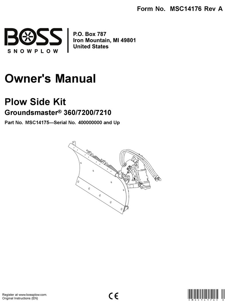 Boss Snowplow MSC14175 owner's manual Boss Snowplow MSC14175 owner's manual