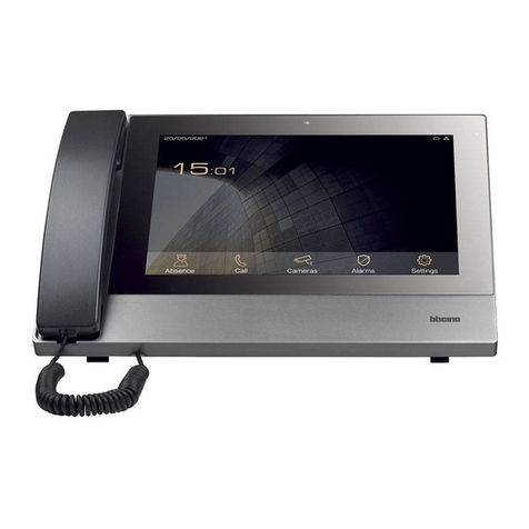 Bticino 37500 quick start guide Bticino 37500 quick start guide