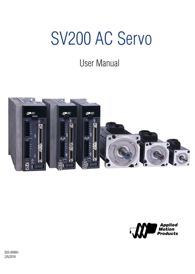Applied Motion Products SV200 user manual