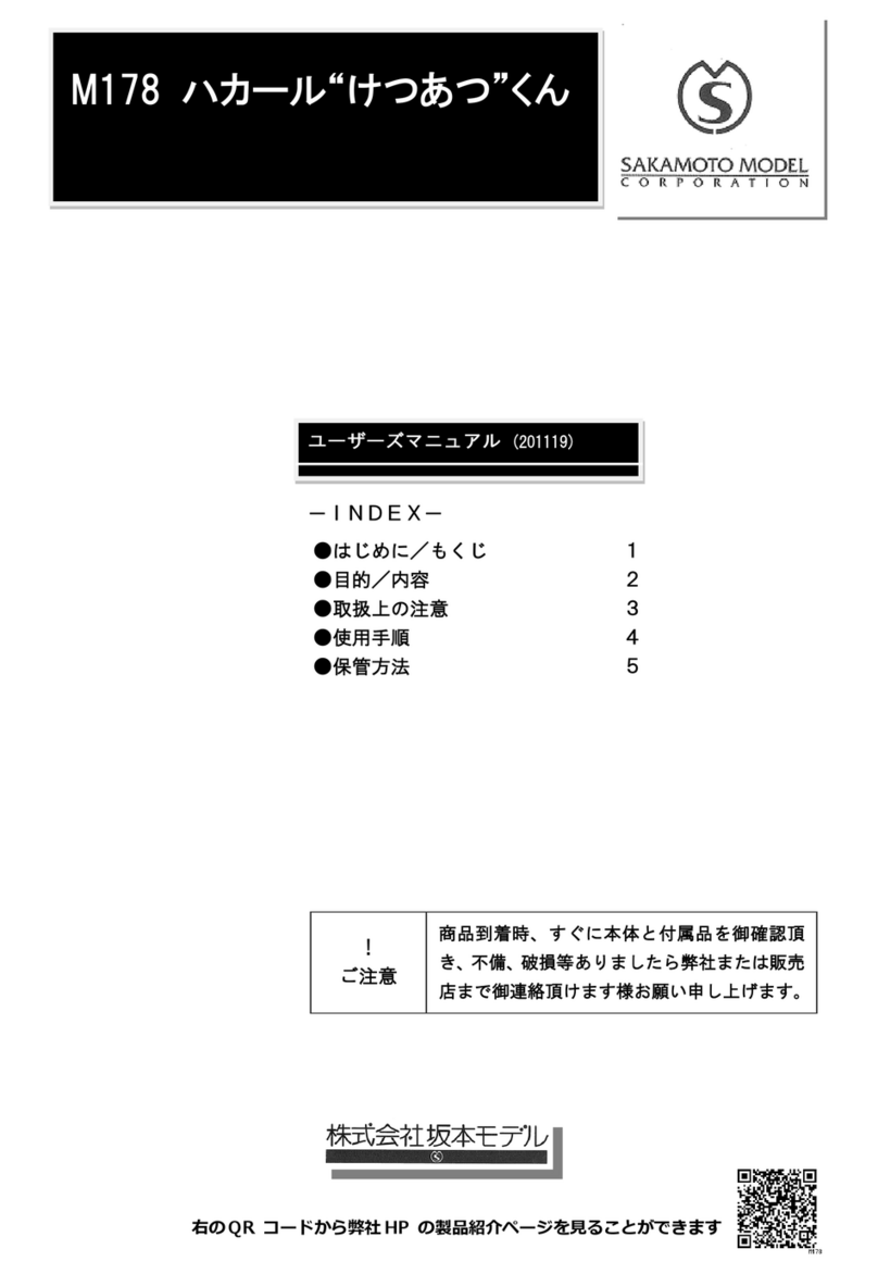 Sakamoto Model M178 User manual