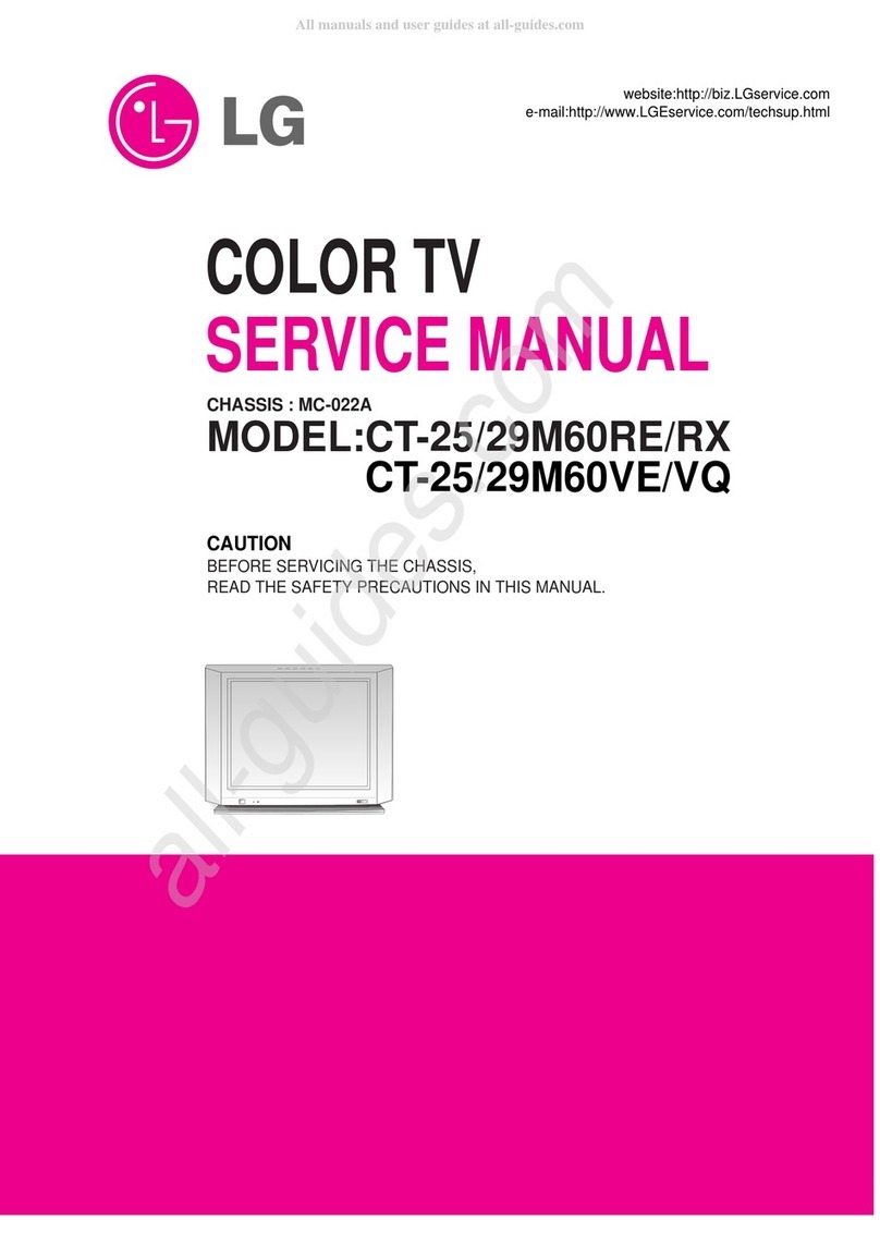 LG CT-25Q20 Series User manual