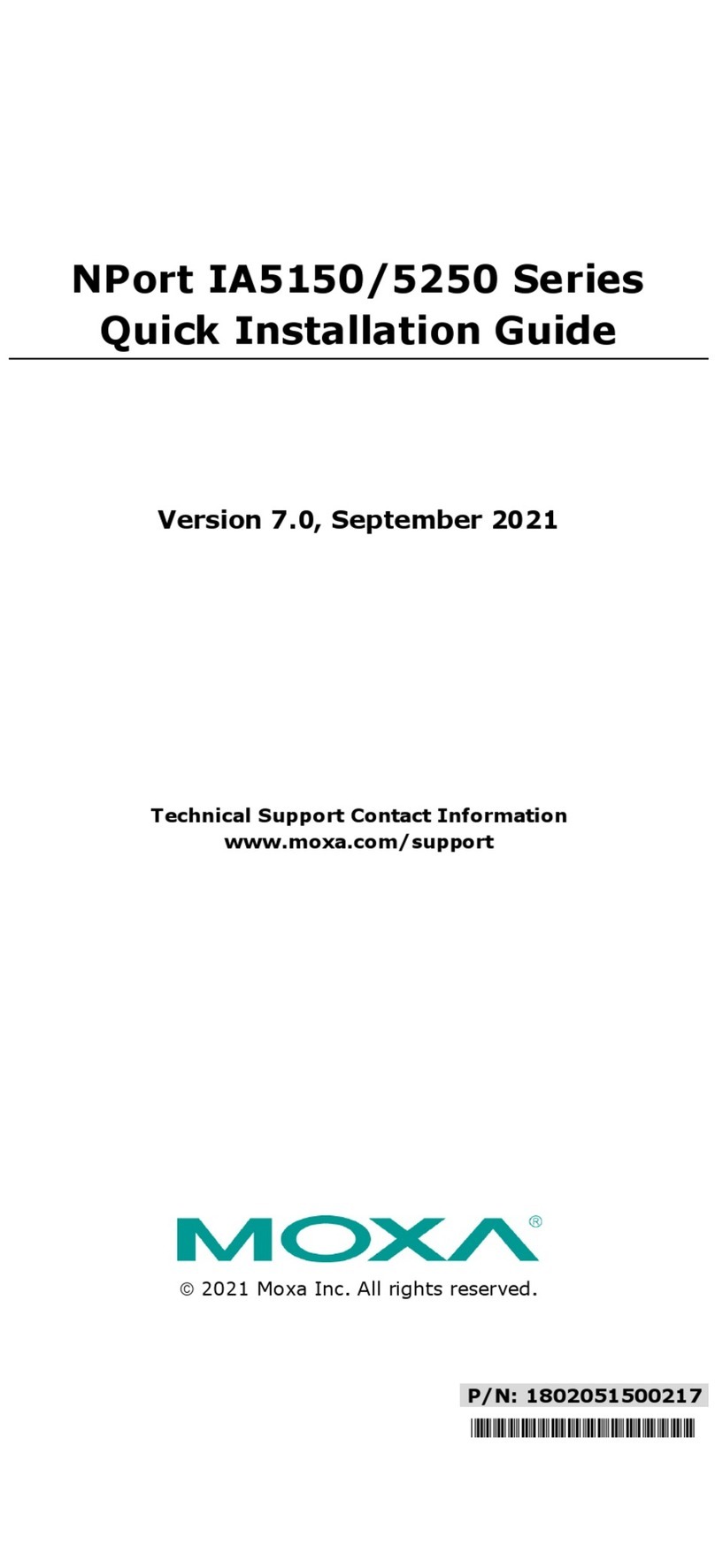 Moxa Technologies NPort IA5150 series User manual