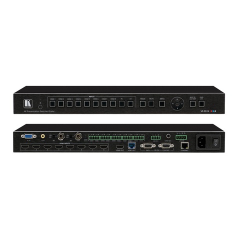 Kramer VP-551X user manual