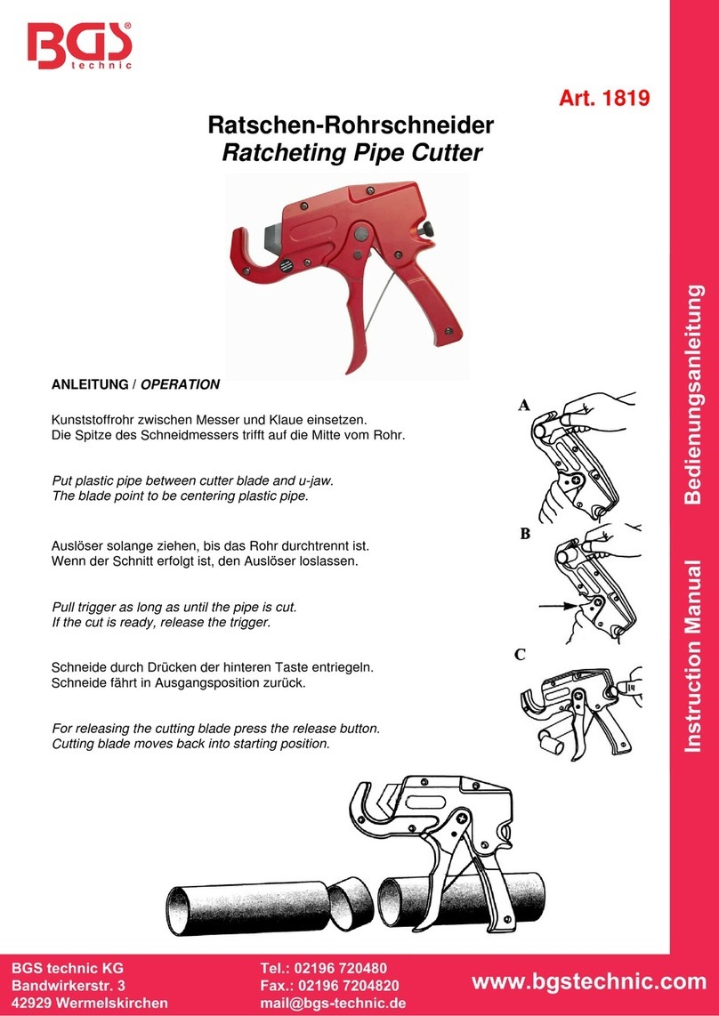 BGS technic 1819 User manual BGS technic 1819 User manual