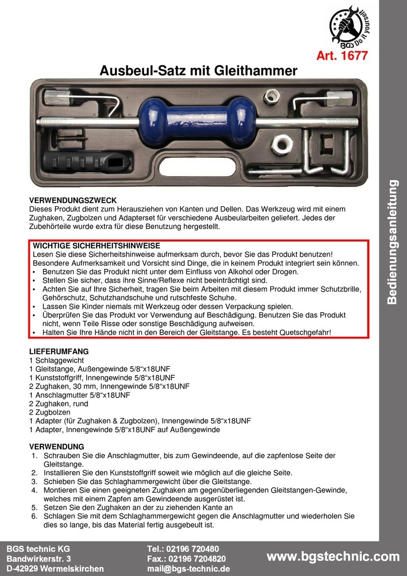 BGS technic 1677 User manual