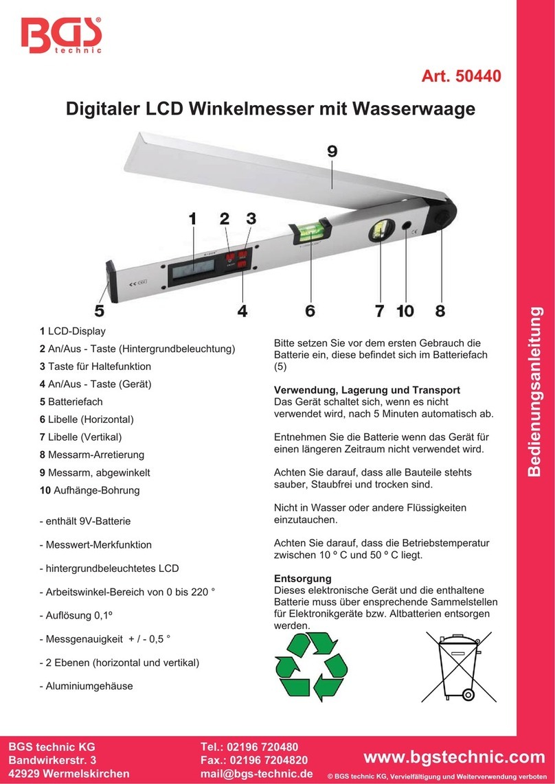 BGS technic 50440 User manual