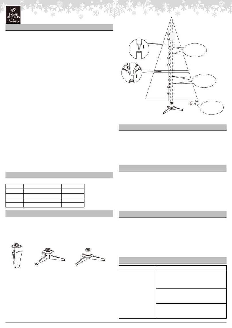 Home Accents Holiday 805 560 User manual
