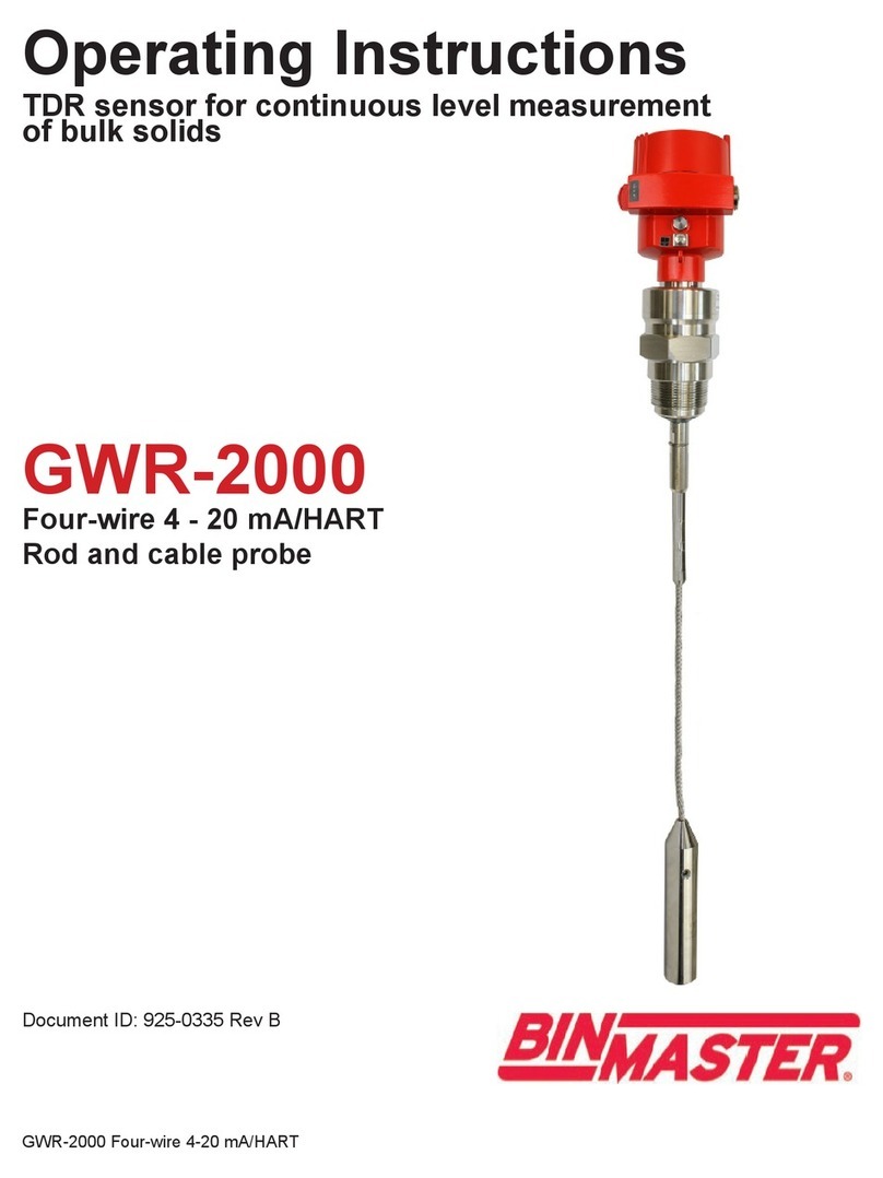 Bin Master GWR-2000 User manual