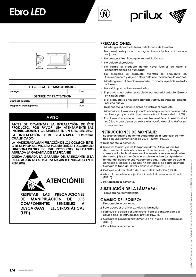 Prilux Ebro LED User manual