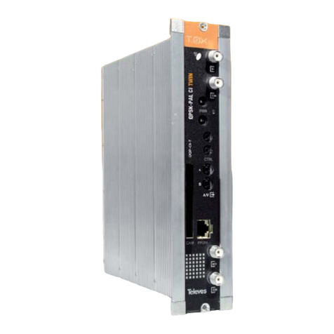 Televes T.0X Series User manual