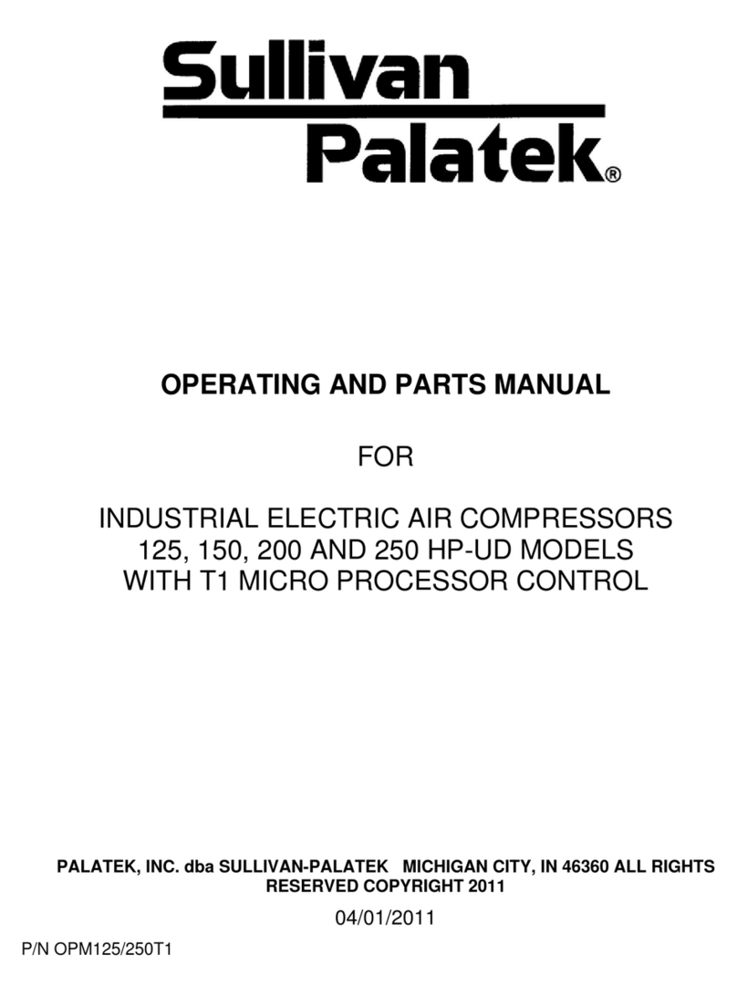 Sullivan-Palatek 125G User manual